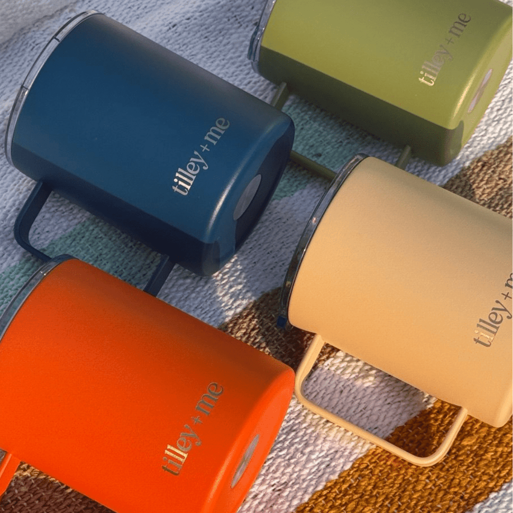 Camping Mug Stainless Steel Tumbler – Insulated Hot and Cold Beverage Mug