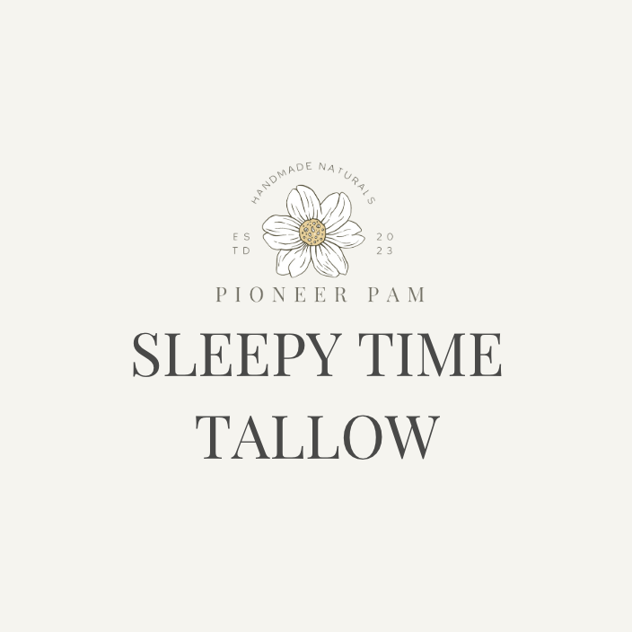 Sleepy Time Tallow: Sleep/Relaxation Support for Kids & Adults