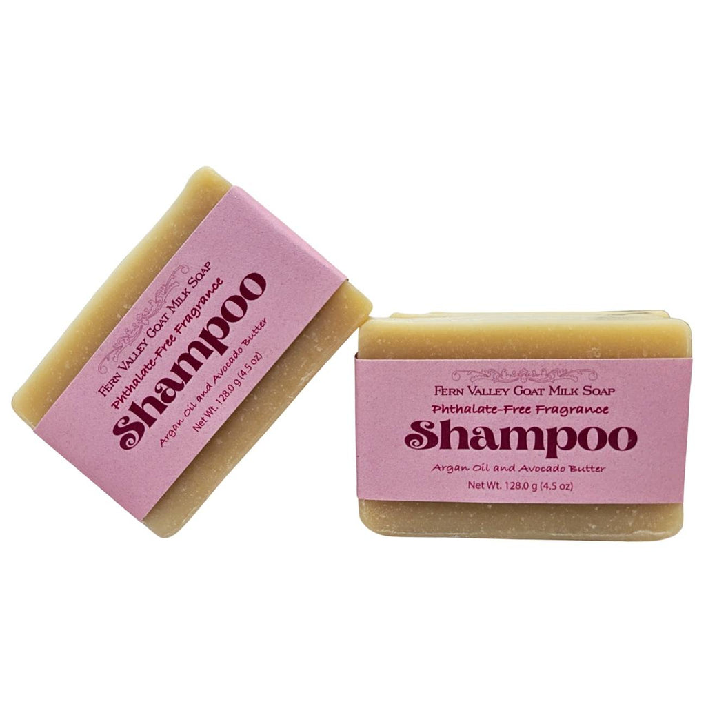 Handmade Goat Milk Shampoo Bar |  Argan Oil & Avocado Butter | Flirty Floral Scent