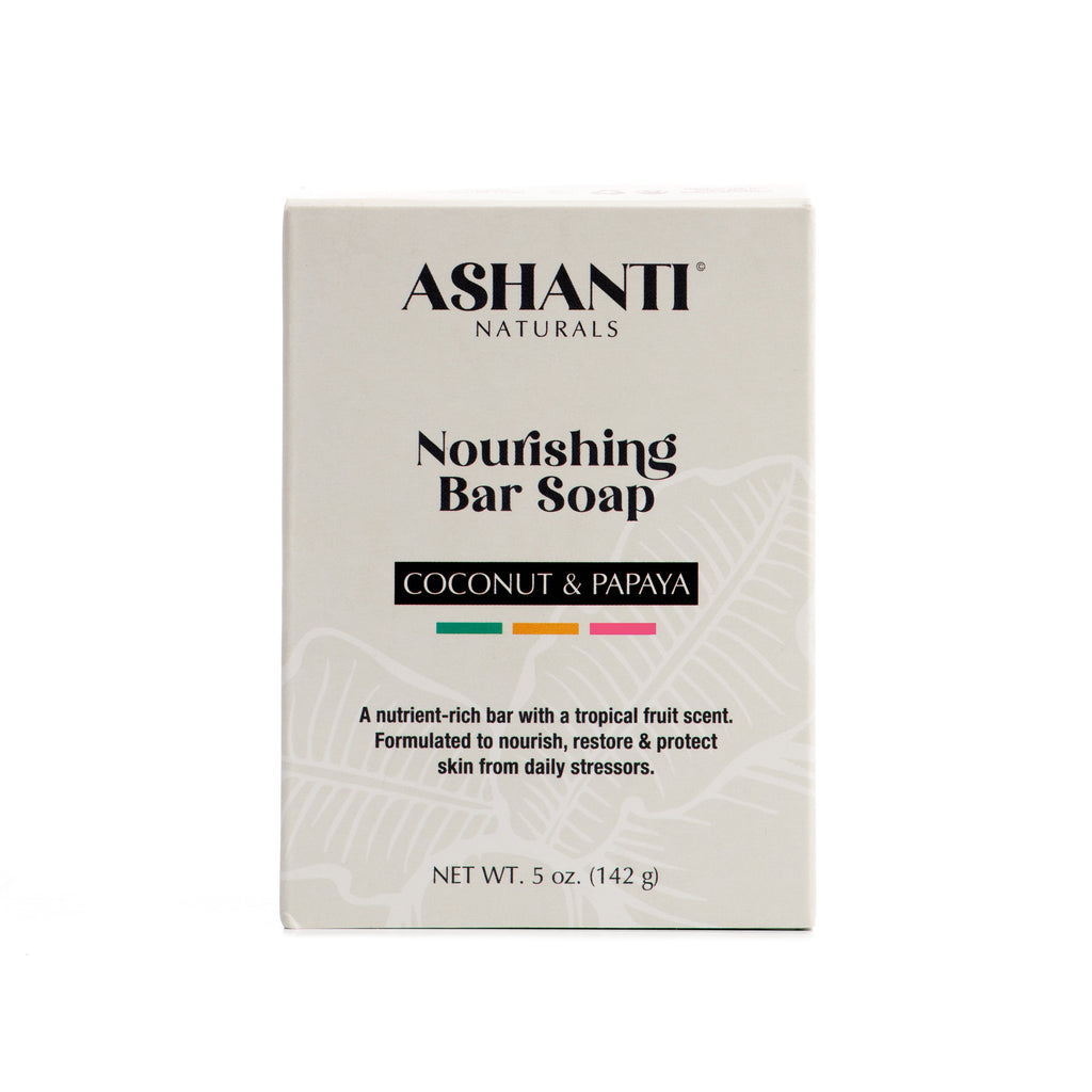 ASHANTI NATURALS Nourishing Coconut & Papaya Soap Bar