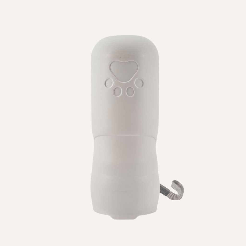 Travel Dog Water Bottle with Treat Holder – Leakproof & BPA-Free 350mL