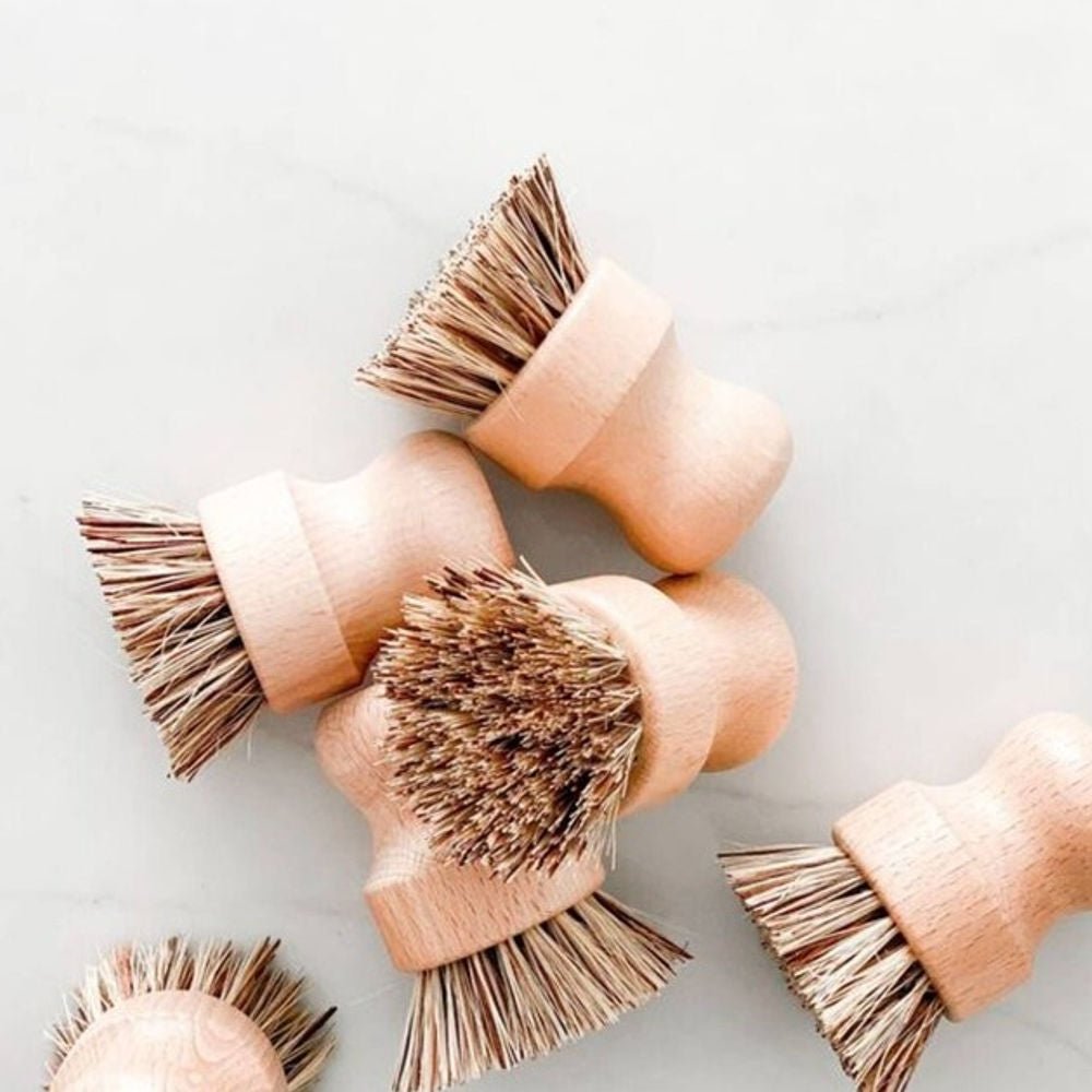 Sustainable Bamboo Pot Scrubber - Tough on Stains, Gentle on Earth