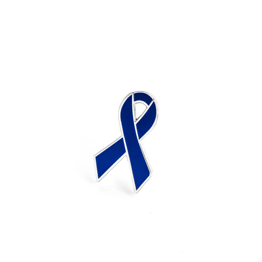 Navy Awareness Ribbon Enamel Pin