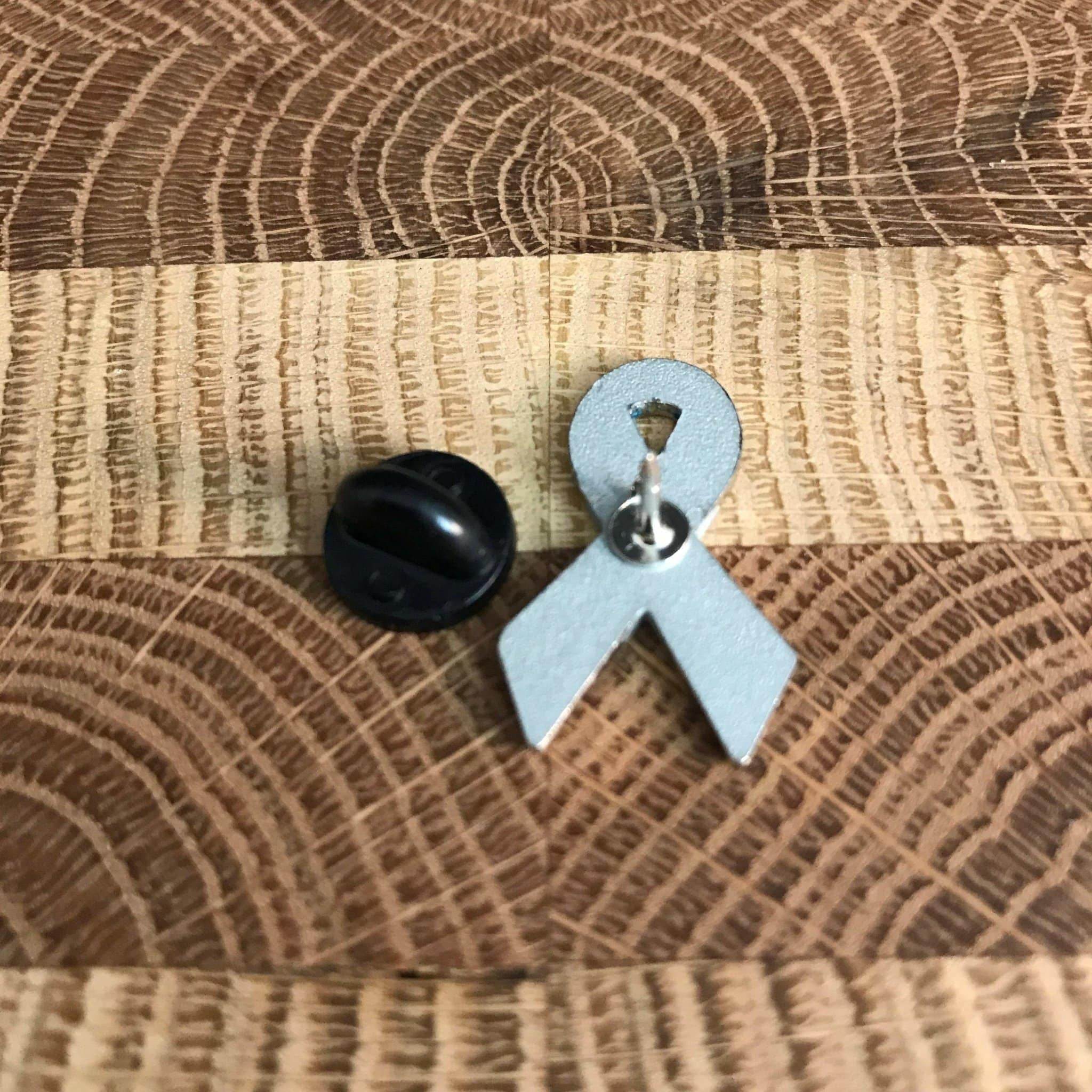 Peach Awareness Ribbon Enamel Pin