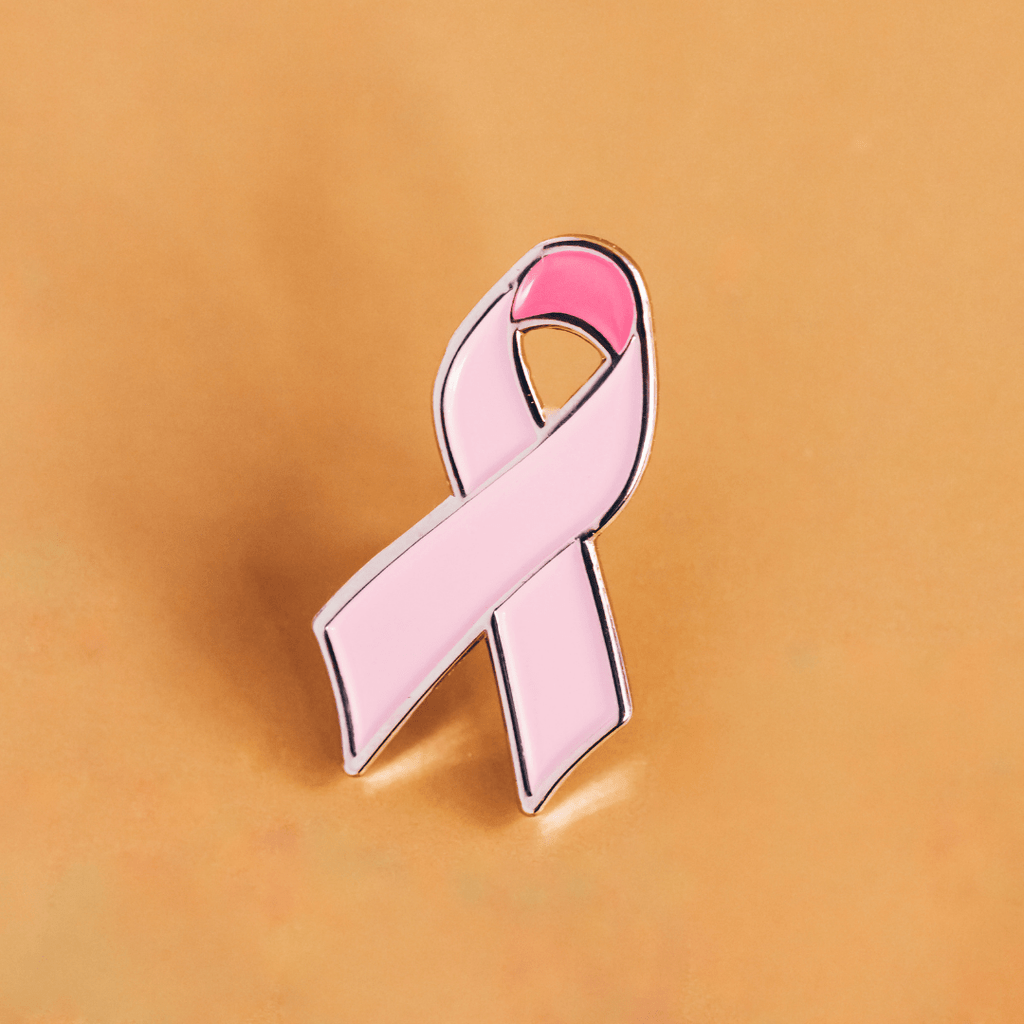 Soft Enamel Pink Awareness Ribbon Enamel Pin