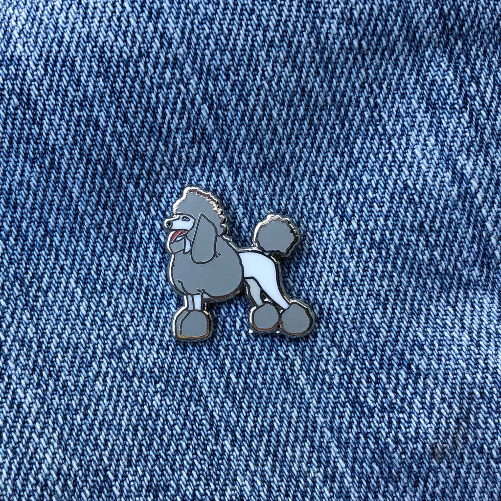 Poodle Enamel Pin
