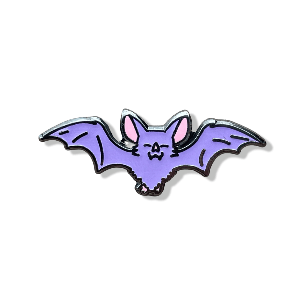 Purple Bat Enamel Pin