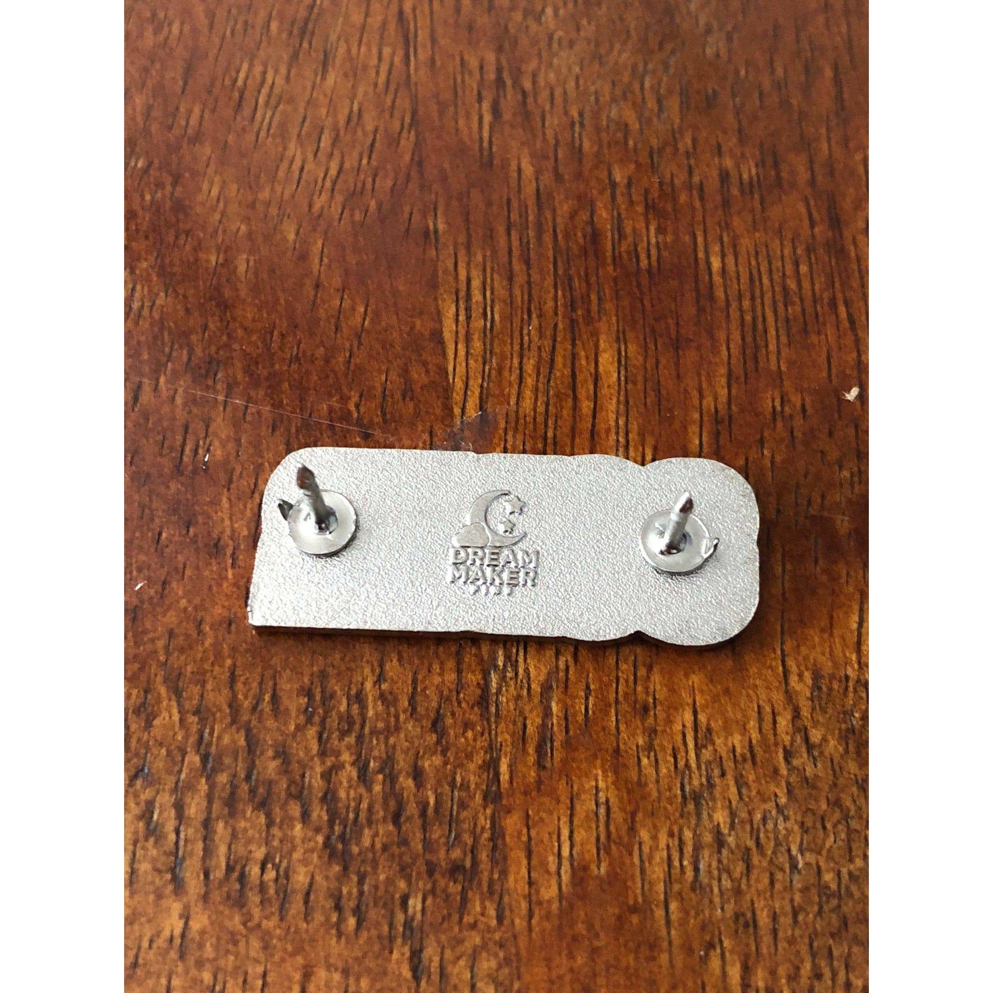 Silver Sober Enamel Pin