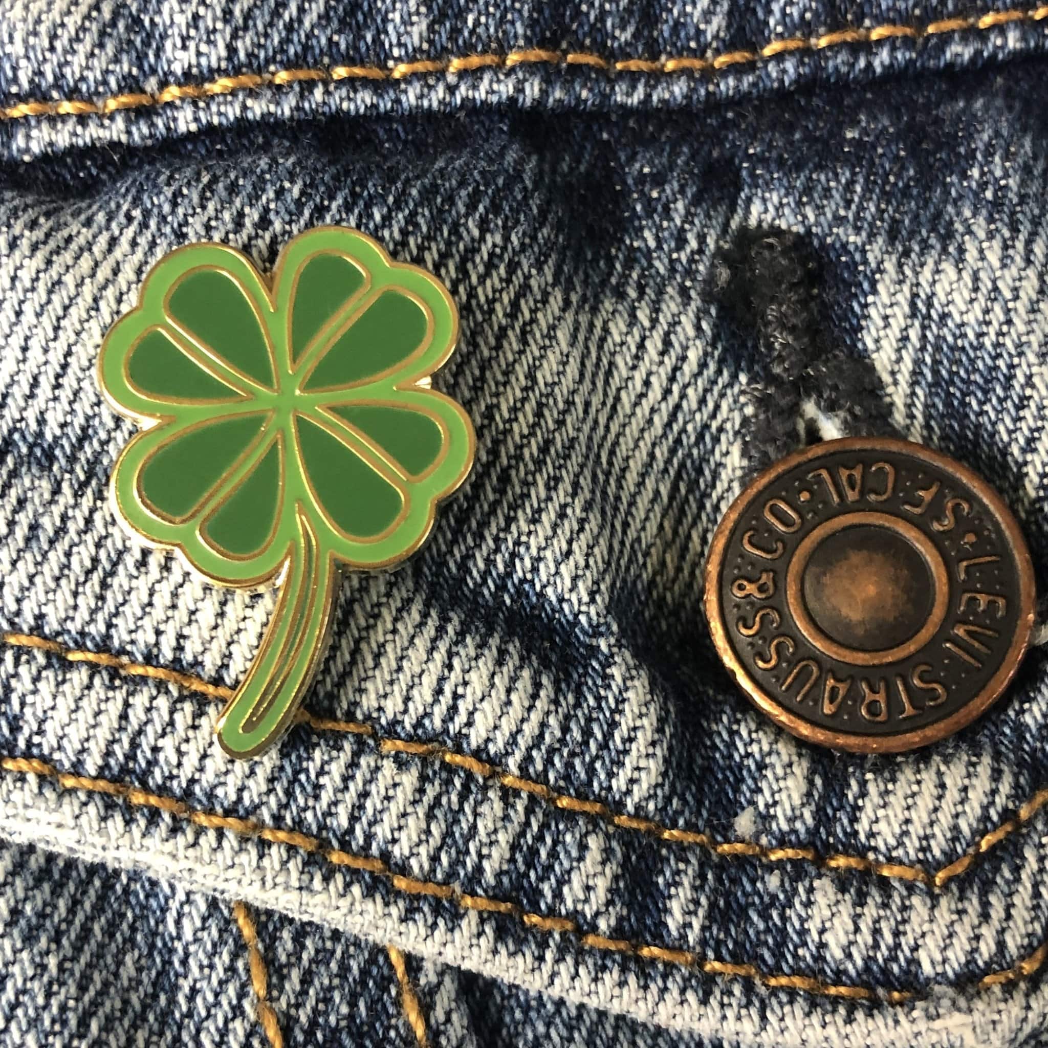 Small Shamrock Enamel Pin