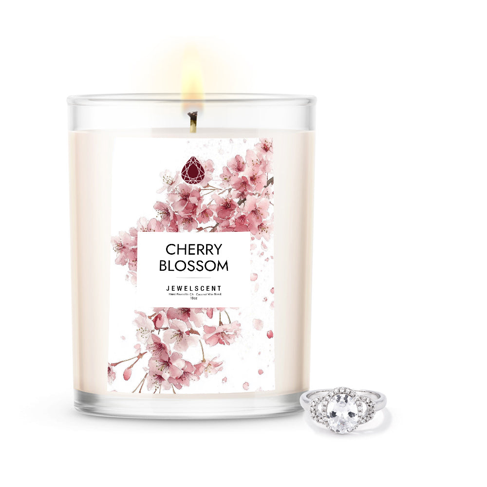 Cherry Blossom 18oz Home Jewelry Candle