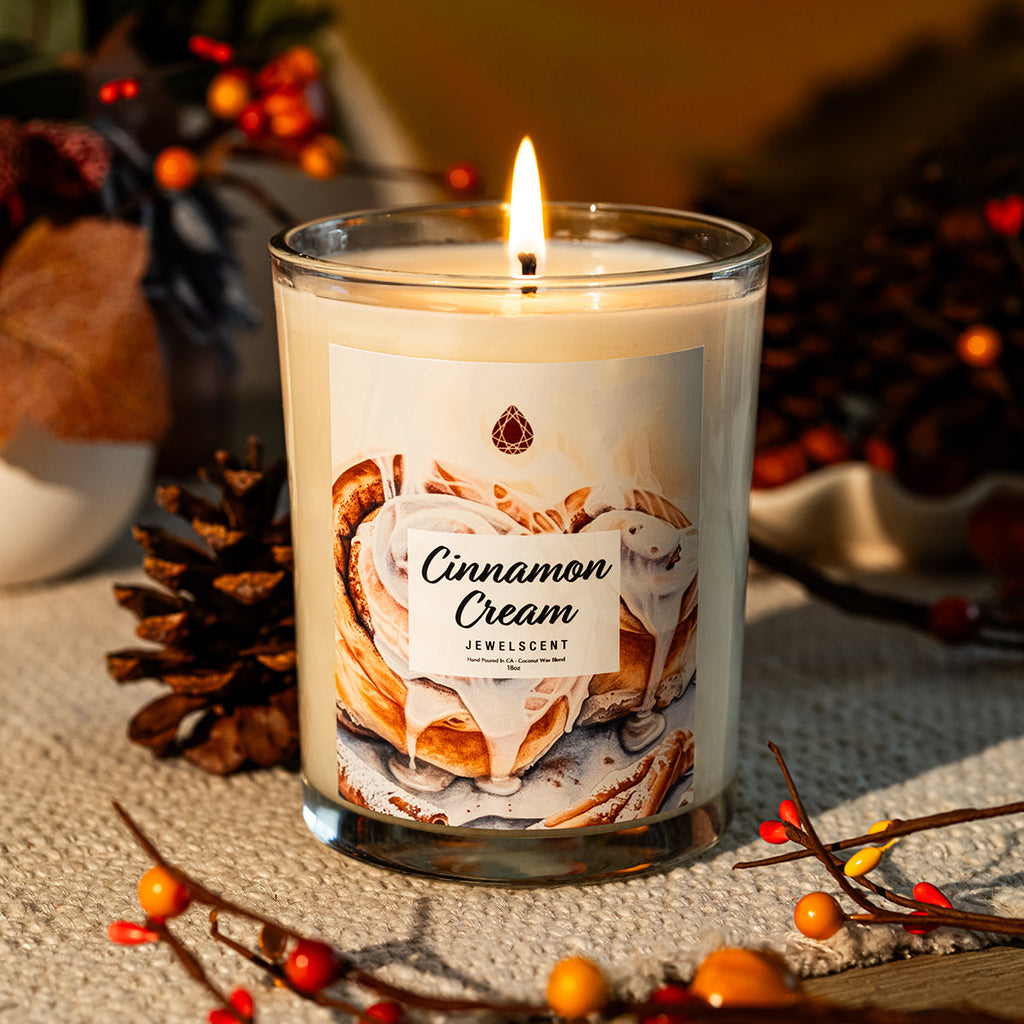 Cinnamon Cream 18oz Home Jewelry Candle