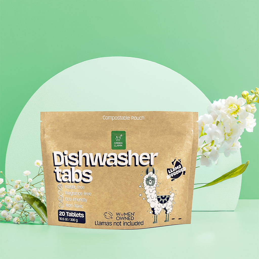 Plastic-Free Dishwasher Tabs - Fragrance & PVA Free