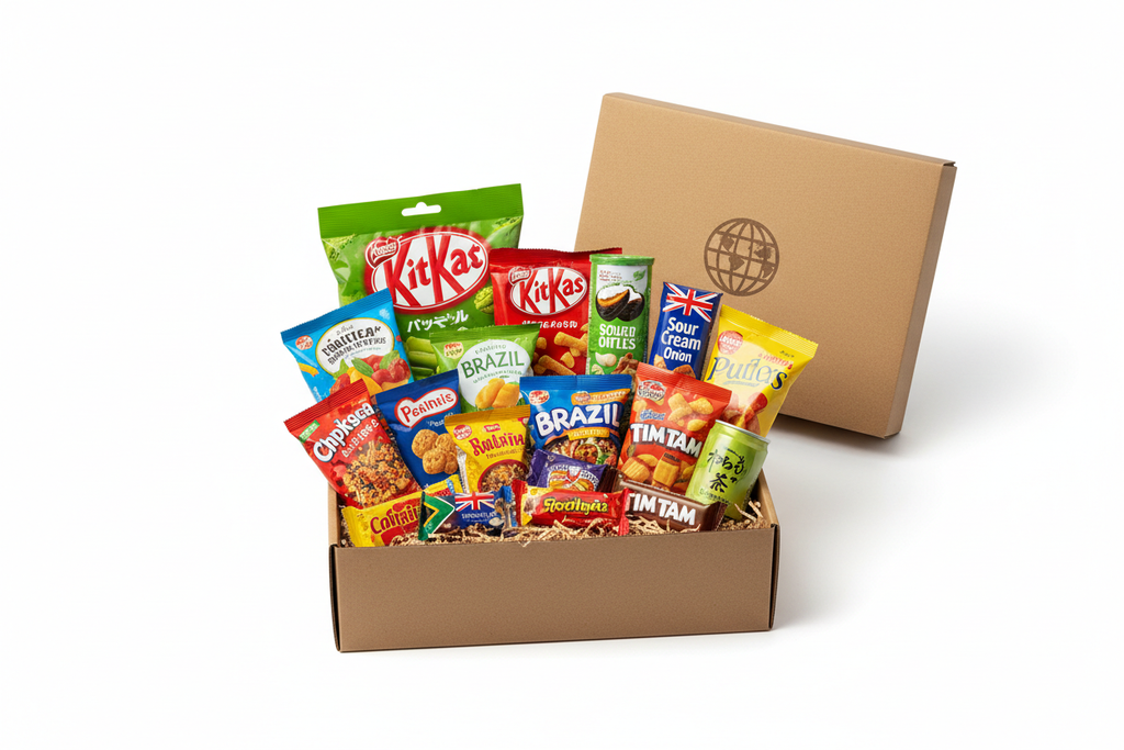 Premium International Snack Box - 12 Full-Size Global Treats | World Snacks