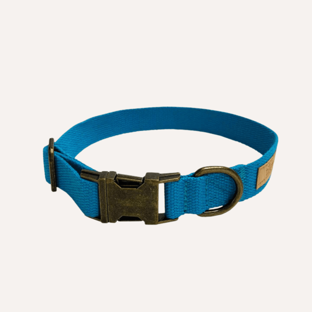 Hemp Cotton Dog Collar - Durable, Sustainable, Adjustable, Lightweight & Soft