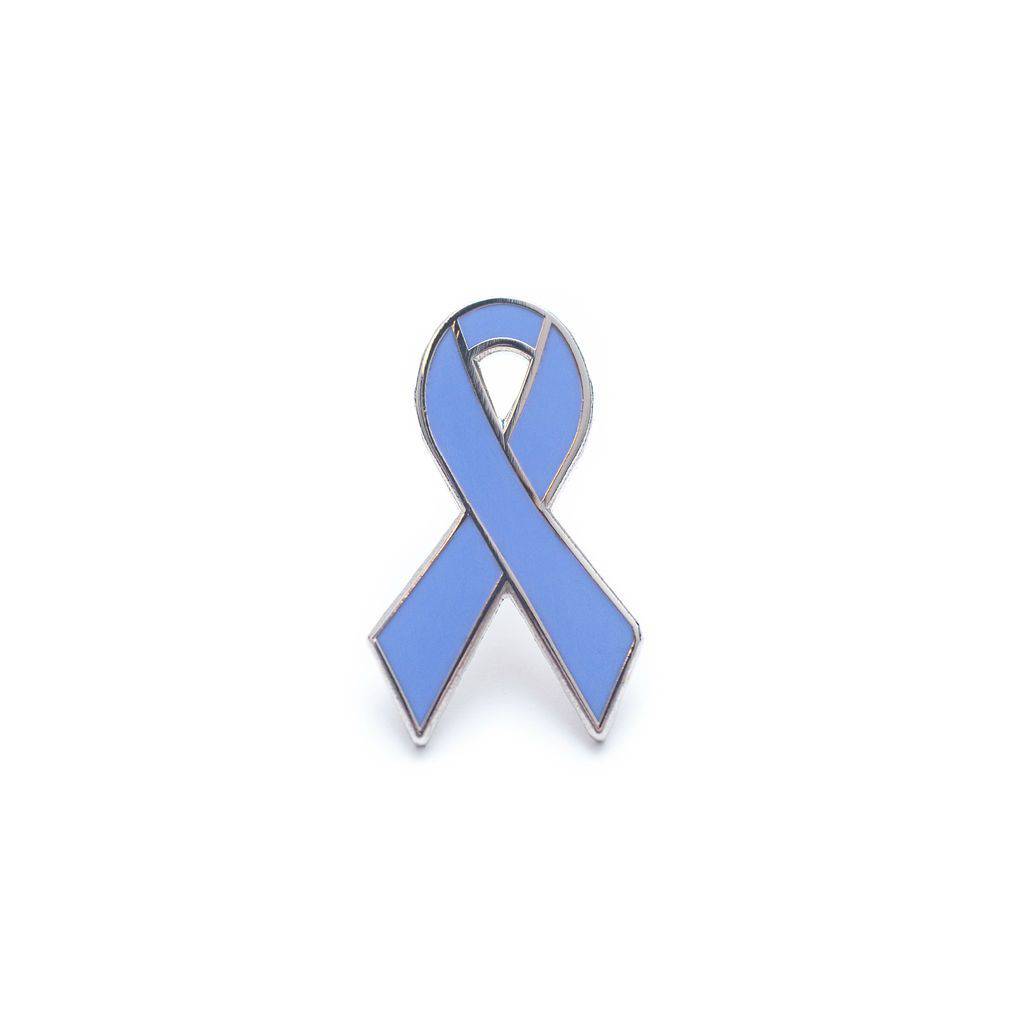 Periwinkle Awareness Ribbon Enamel Pin