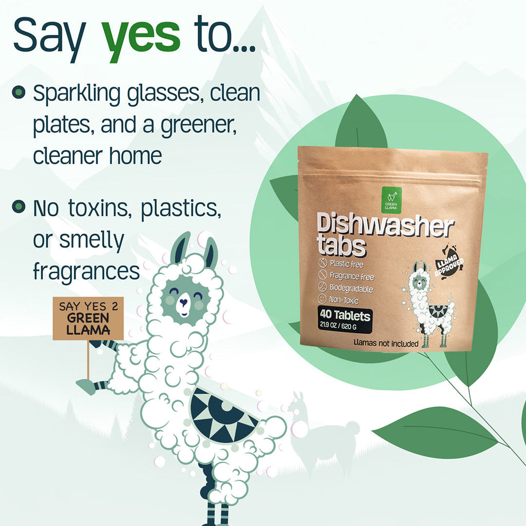 Plastic-Free Dishwasher Tabs - Fragrance & PVA Free