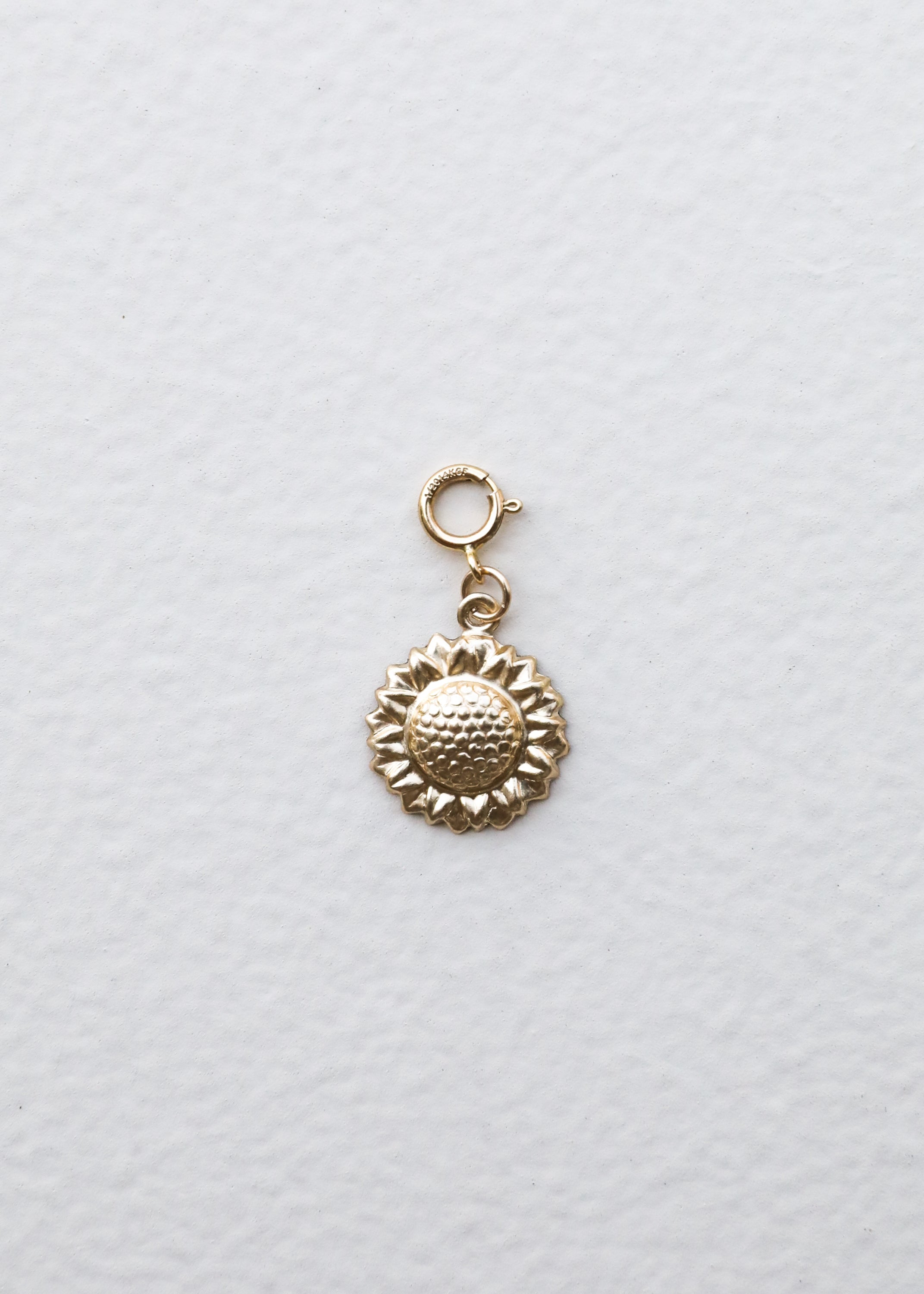 14K Gold Filled Charm - Sunflower