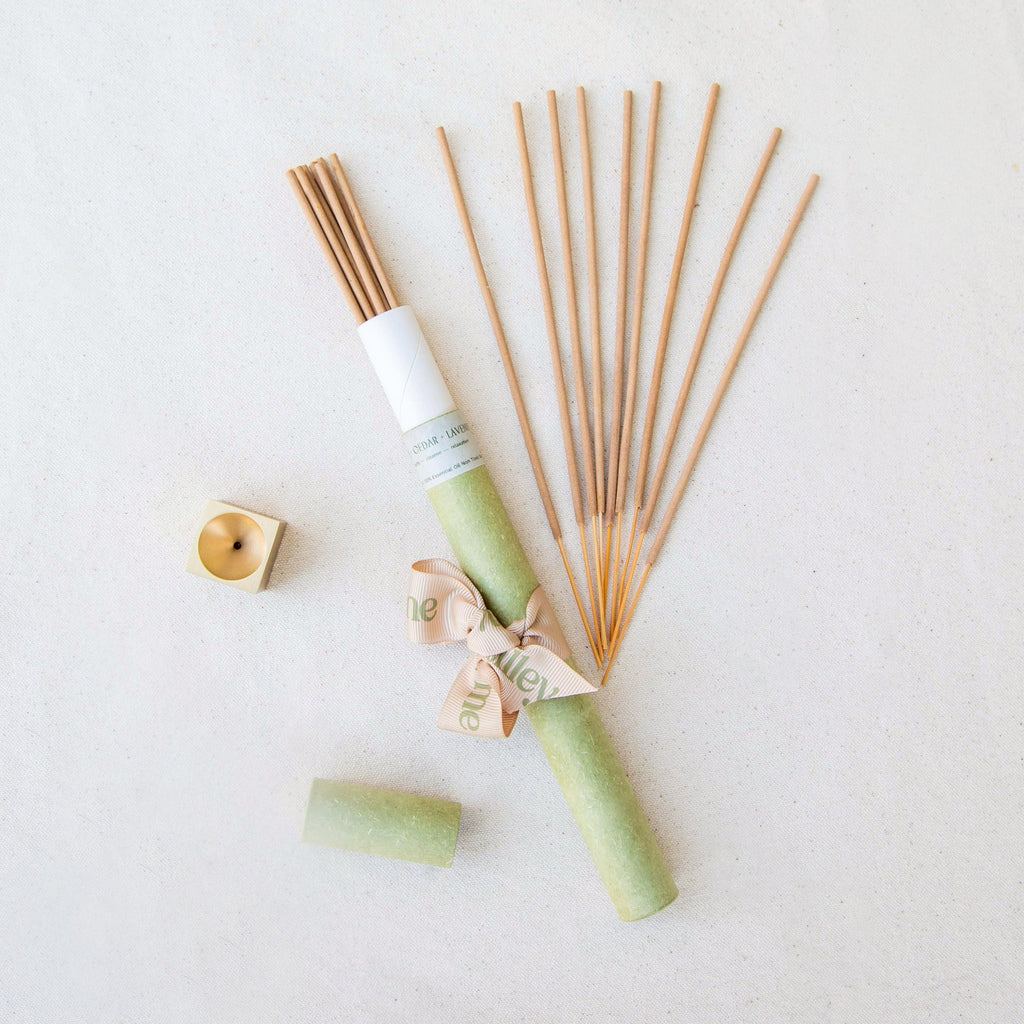 Essential Oil Incense Sticks for Aromatherapy by Tilley + Me